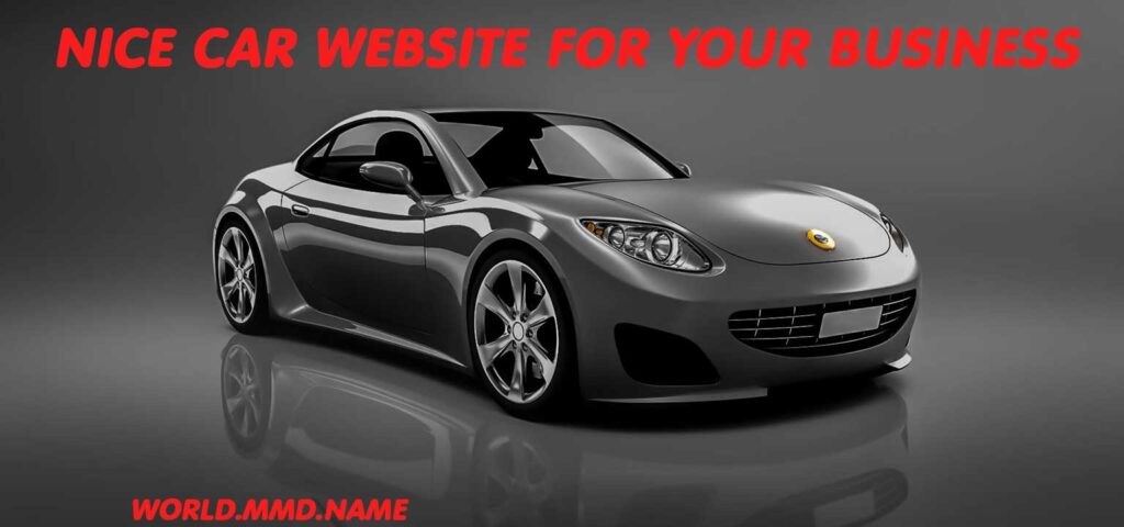 Nice website for car business and jobs